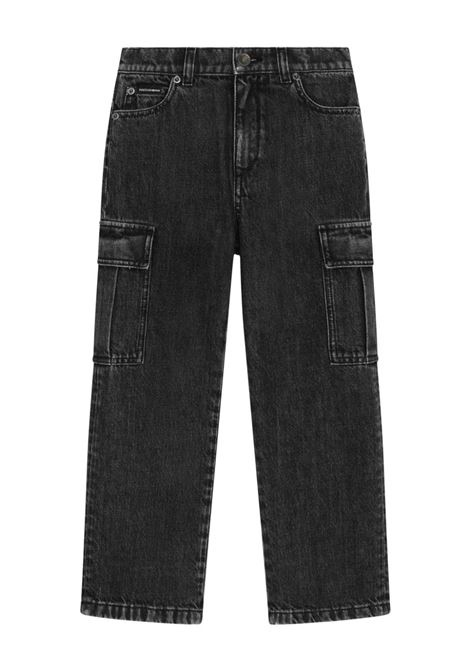 Jeans con tasconi DOLCE & GABBANA KIDS | L42F67 LDC26N0000